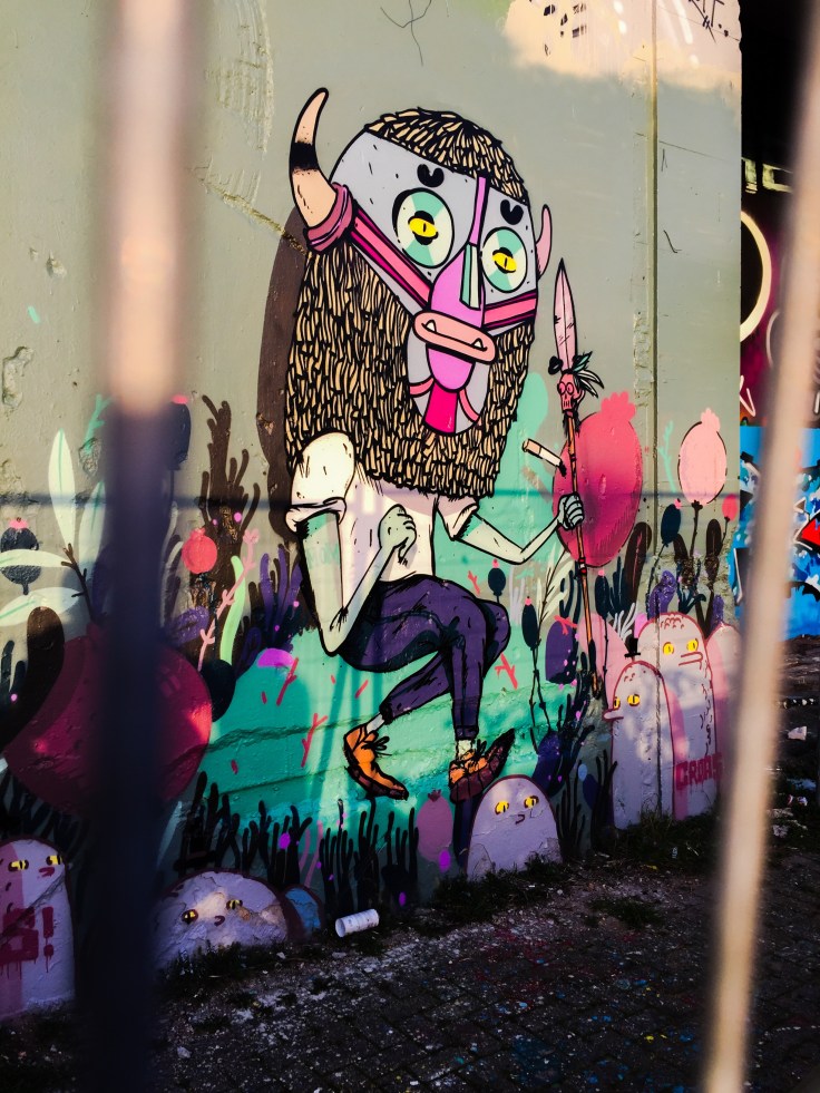 Graffiti Leiden. Te Voet in de Stad. Foto Hendrik Elie Vanden Abeele