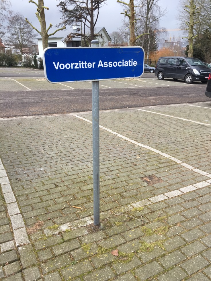 Voorzitter Associatie. Te Voet in de Stad. Foto Hendrik Elie Vanden Abeele