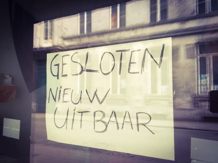 Nieuwe uitbater. Te Voet in de Stad. Foto Hendrik Elie Vanden Abeele