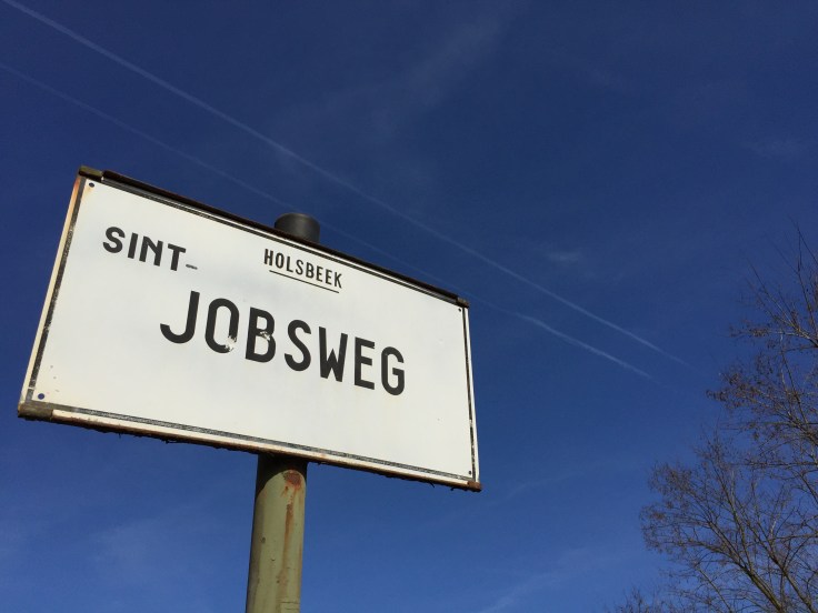 Steve Jobs. Te Voet in de Stad. Foto Hendrik Elie Vanden Abeele