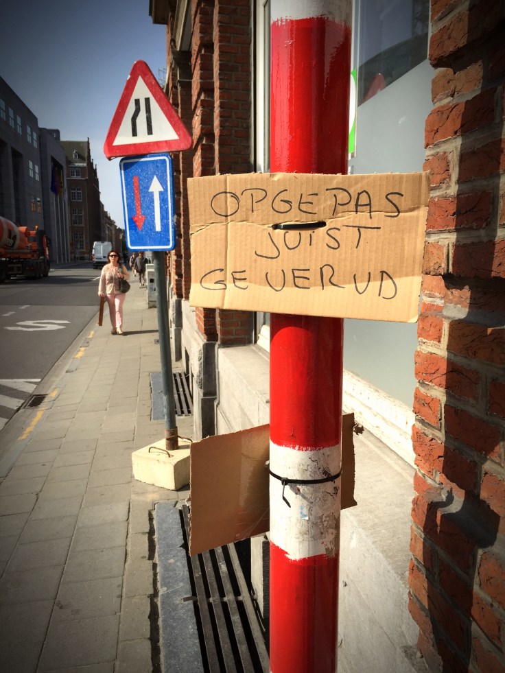 Geverfd. Te Voet in de Stad. Foto Hendrik Elie Vanden Abeele