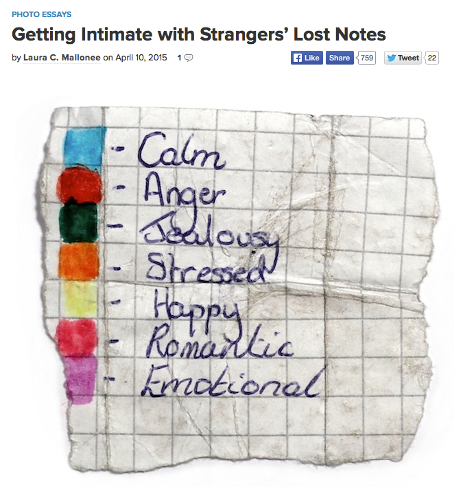 Strangers' Lost Notes. Te Voet in de Stad. Daisy Bentley