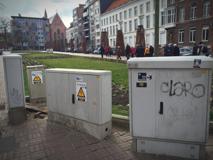Straatkasten. Foto Hendrik Elie Vanden Abeele