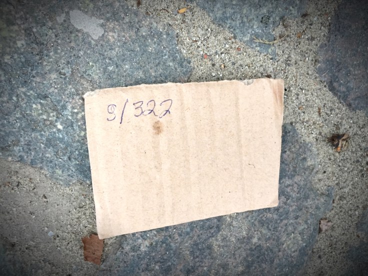 Kartonnetje. Foto Hendrik Elie Vanden Abeele Traen.