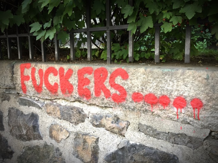 Fuckers. Foto Hendrik Elie Vanden Abeele te Oslo, Noorwegen.