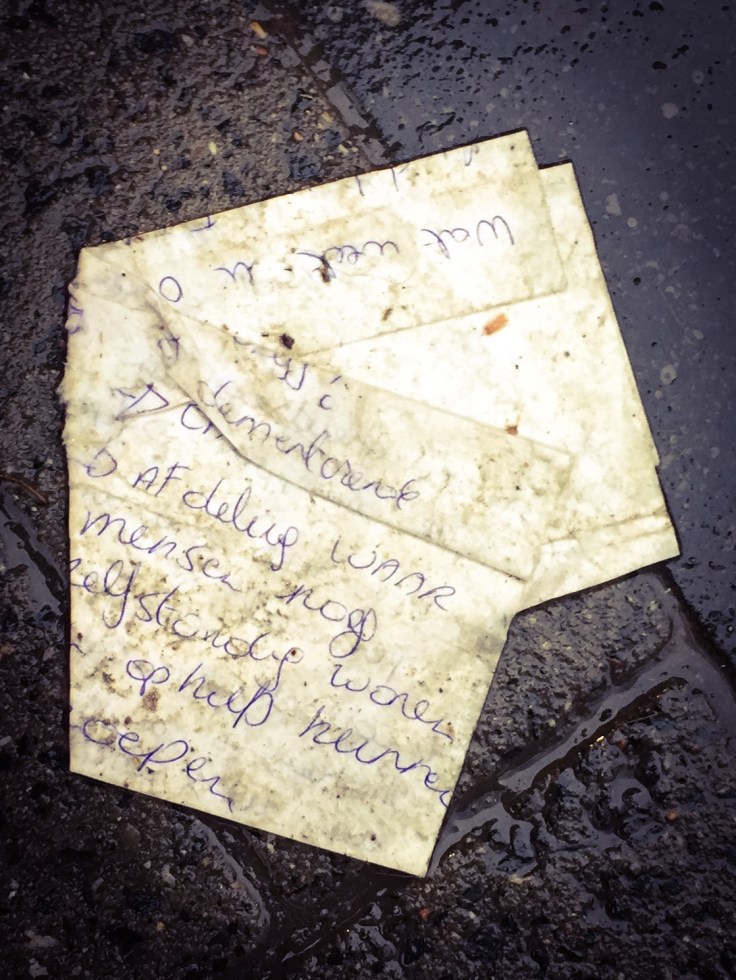 Groundtext #64. Leuven, Bondgenotenlaan, 28 januari 2015, FOto Hendrik Elie Vanden Abeele. Te Voet in de Stad