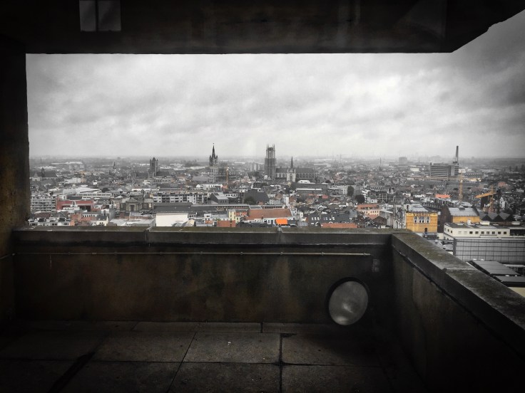 Panorama. Gent, van op de 'Boekentoeren', 22 juni 2015, Foto Hendrik Elie Vanden Abeele. Te Voet in de Stad