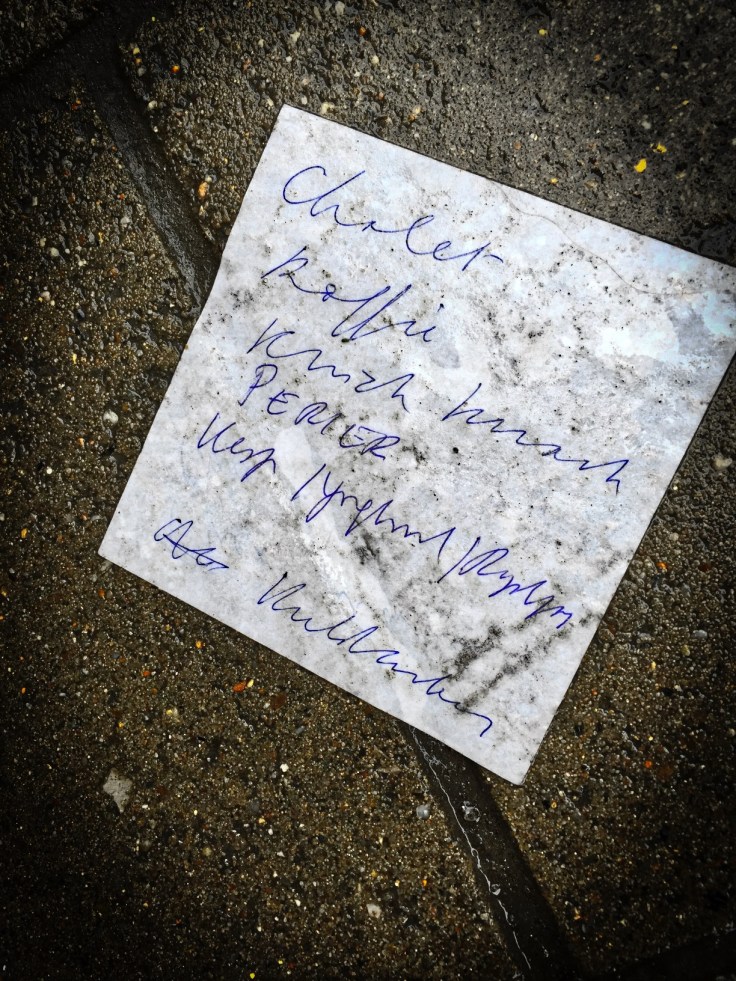 Groundtext #138 Chalet. Leuven, Parijsstraat, 14 mei 2015, Foto Hendrik Elie Vanden Abeele. Te Voet in de Stad